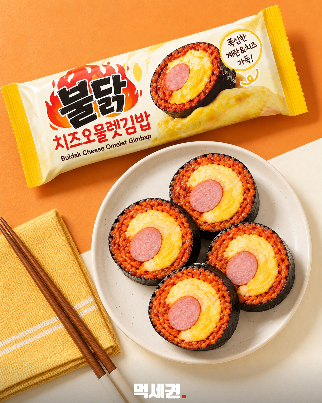 GS25 불닭오믈렛김밥 제품 2