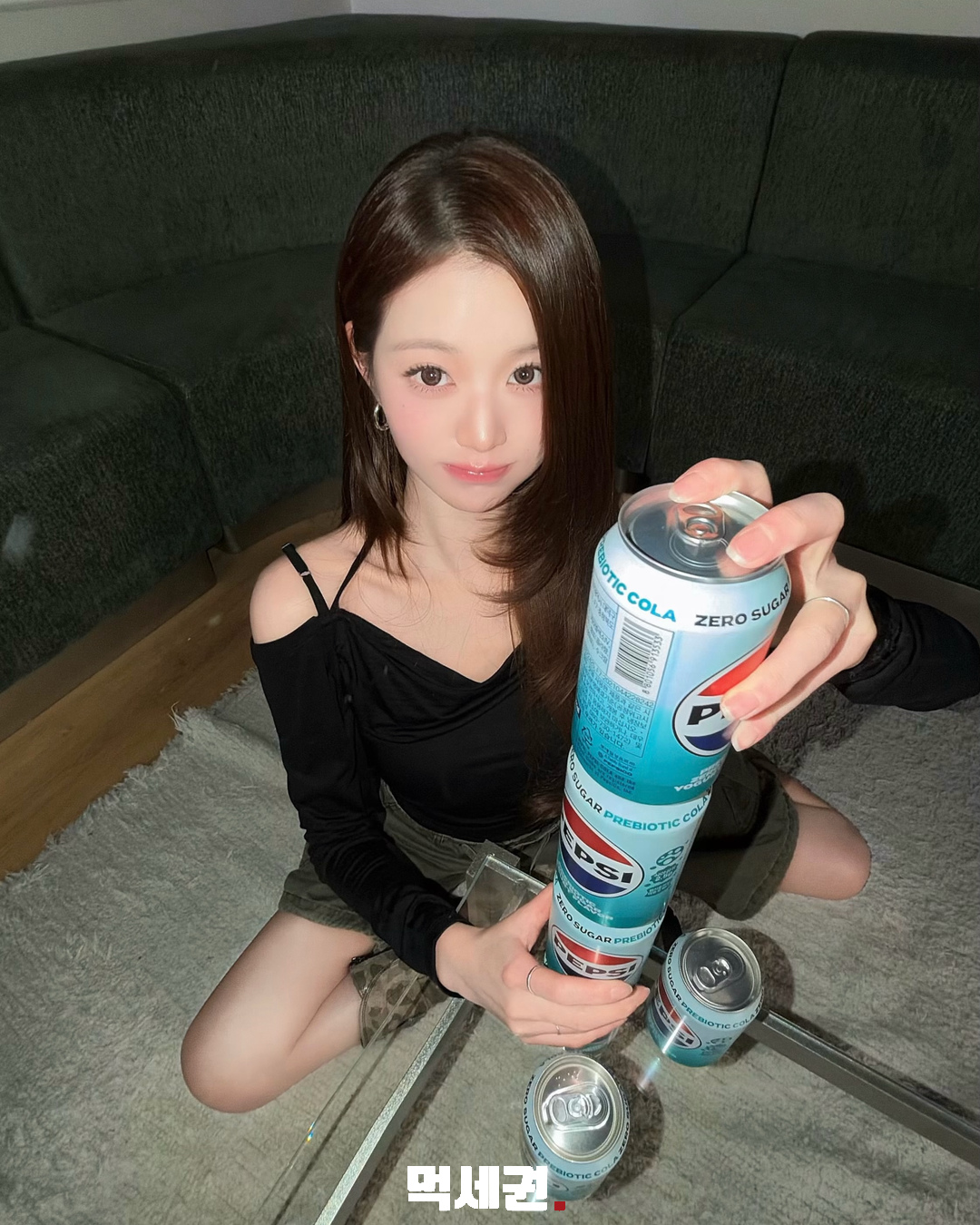 장원영 사진 속 민트색 캔…펩시 요거트향 신제품에 관심 3 장원영이 스포한 펩시 요거트향 — 펩시 원본 사진 2