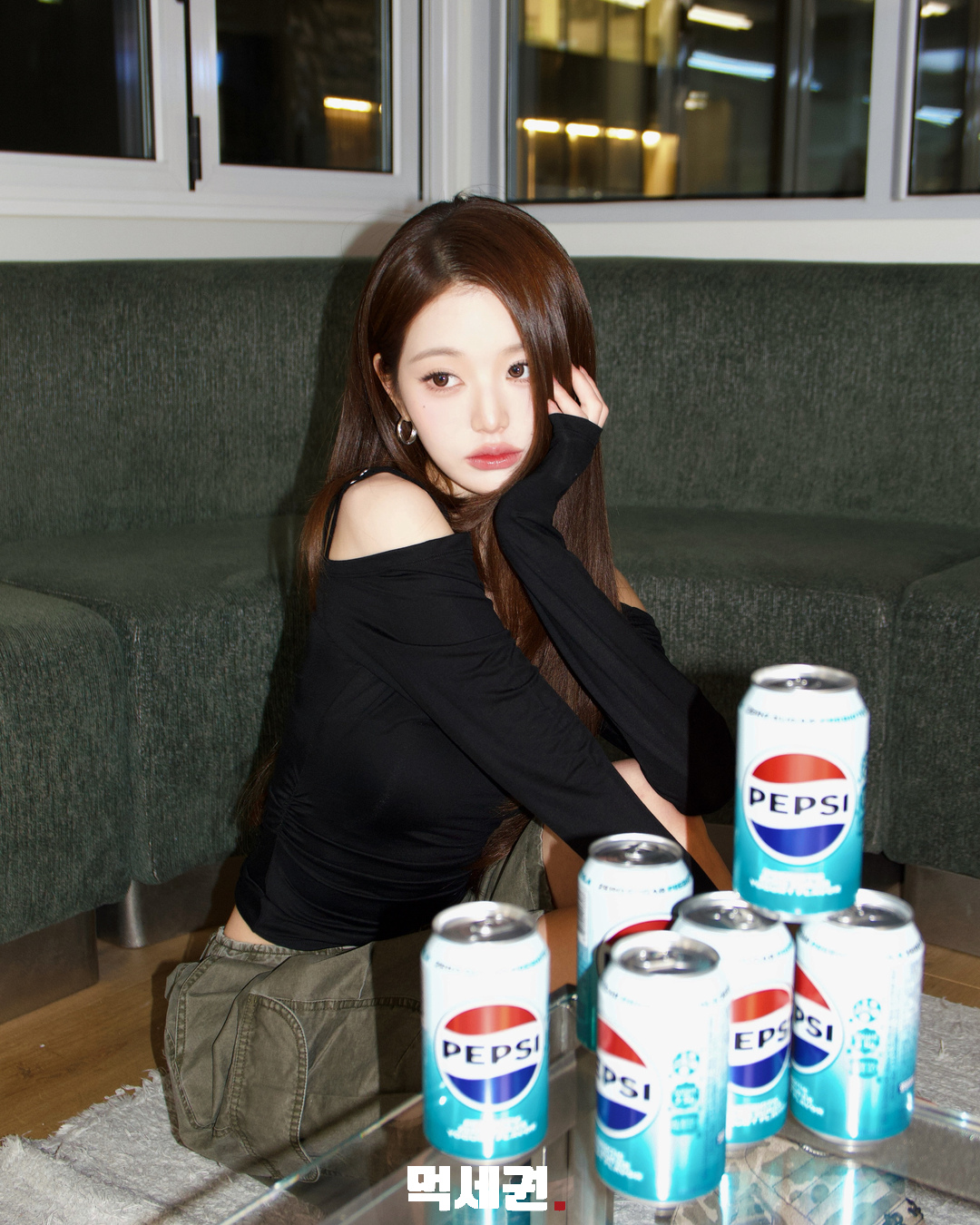 장원영 사진 속 민트색 캔…펩시 요거트향 신제품에 관심 6 장원영이 스포한 펩시 요거트향 — 펩시 원본 사진 5