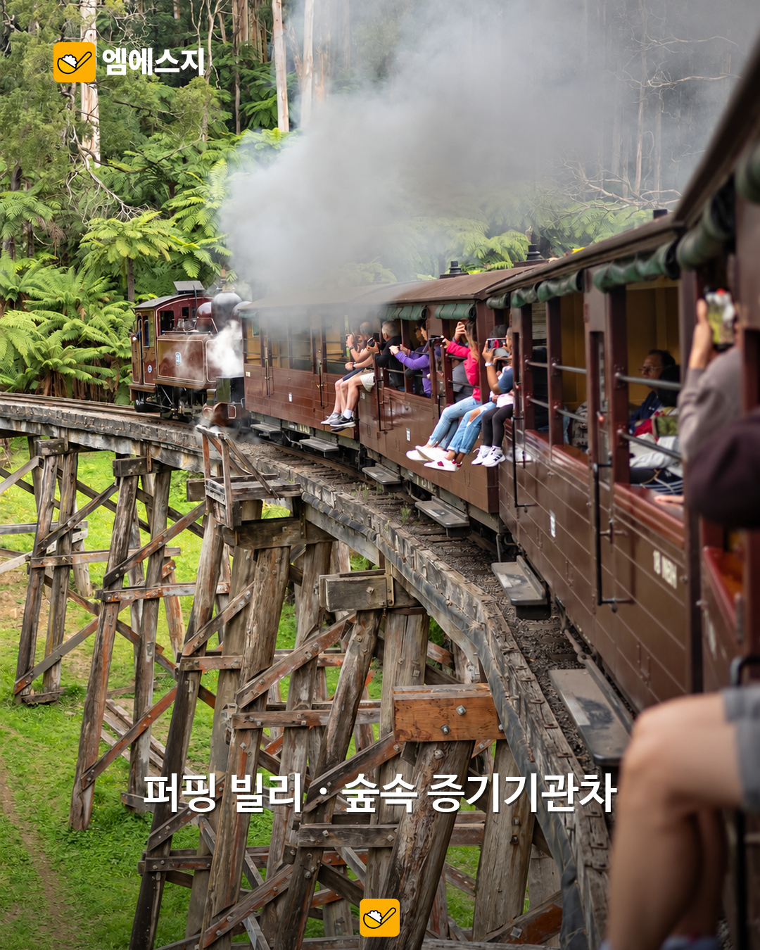 퍼핑 빌리 자료사진. 탑승 일정과 예약 조건은 별도 확인이 필요하다.