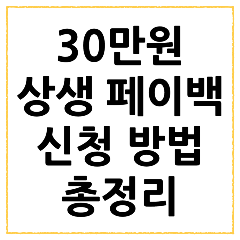 상생페이백 홈페이지, 신청 방법 및 신청기간, 조건, 체크카드 등 총정리 2 제목을 입력해주세요 001 78