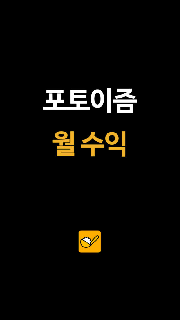 006 포토이즘월수익 1