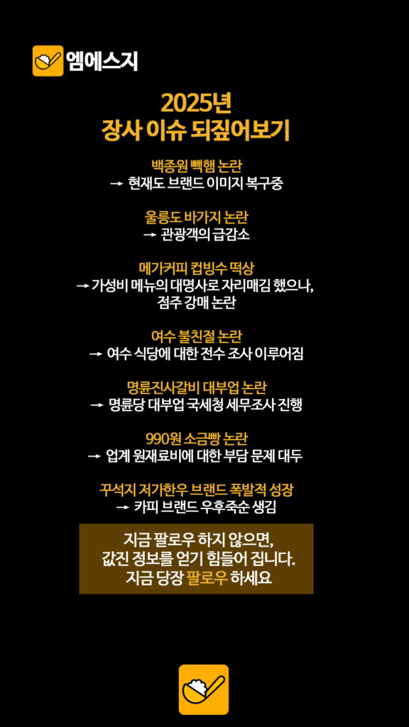 018 2025장사이슈 2