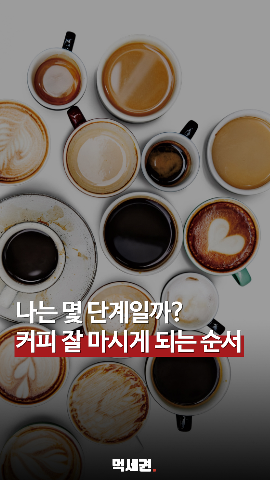 당 충전용 vs 향미 탐구용, 당신이 오늘 마신 커피의 위치는?