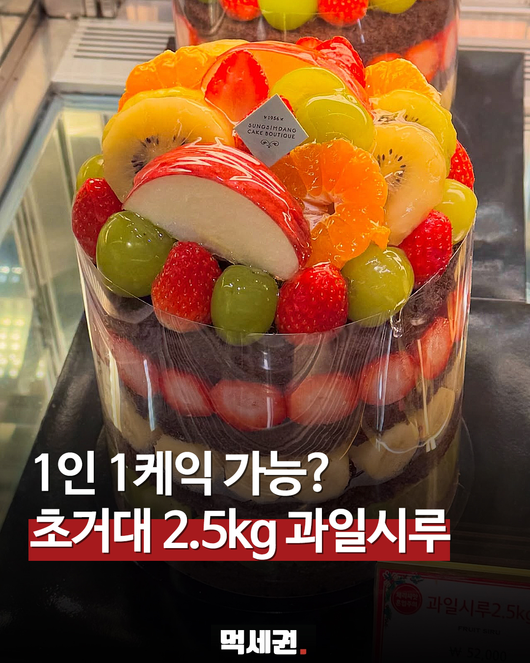 가성비 끝판왕 45,000원부터! 성심당 과일시루 라인업 정리, 예약 방법 및 웨이팅