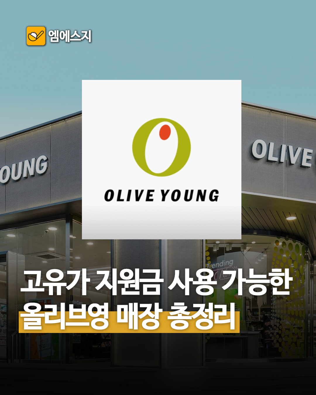 고유가 피해지원금(전쟁 재난지원금) 사용 가능한 올리브영 매장 리스트, 가능 여부 및 조회하기, 사용처