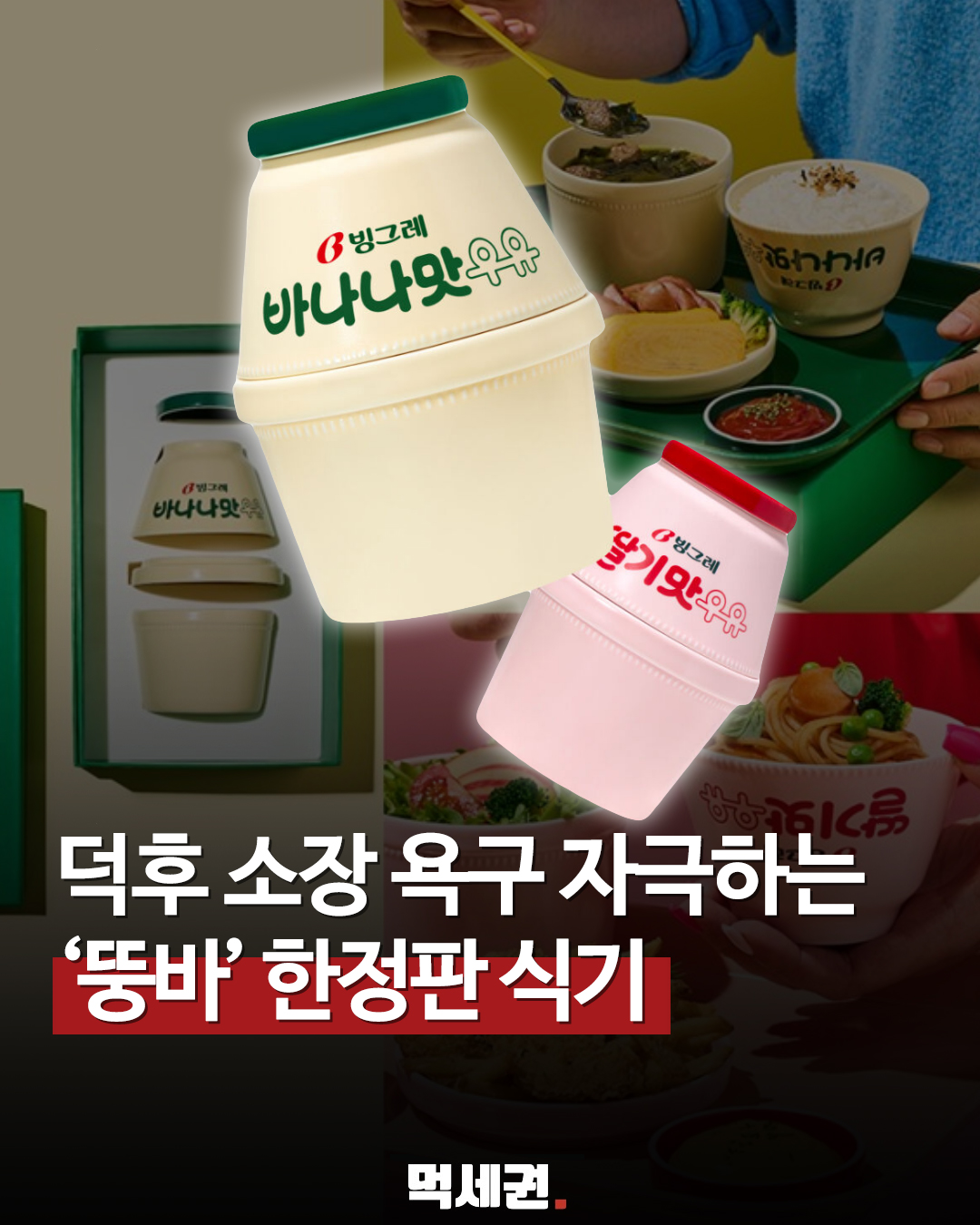 빙그레 '뚱바'가 도자기로? 이도온화와 협업한 한정판 식기세트 포착, 구매하는 곳, 가격 정보