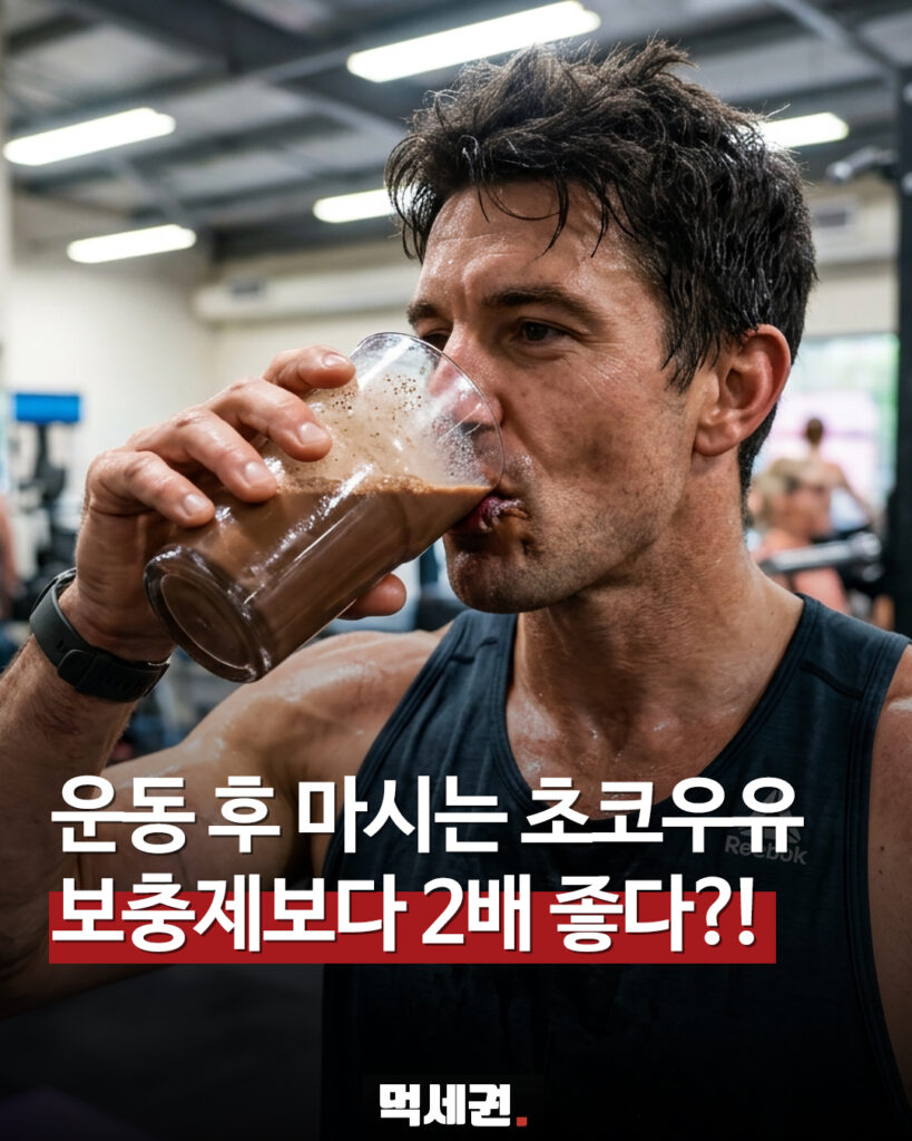 헬스인들 사이서 입소문 난 초코우유, 체지방 감소에도 영향 줄까 2 253 초코우유근육