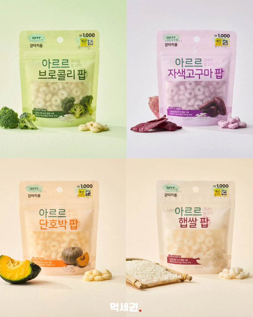 동원F&B 아르르, 다이소서 반려견용 간식 출시… 펫푸드 시장 공략 확대, 가격 및 후기 정보 3 549 다이소반려견간식 2