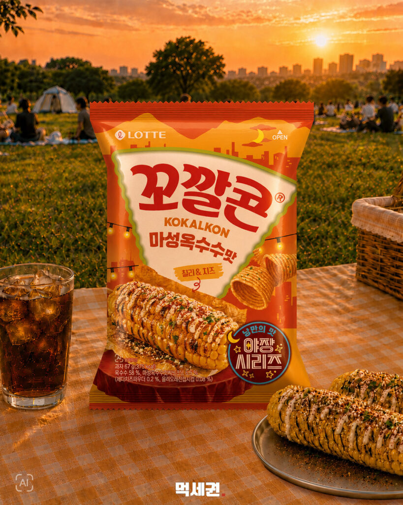 롯데웰푸드, 야장 안주 풍미 담은 '꼬깔콘 야장 시리즈' 3종 한정 출시, 가격 및 출시일, 구매하는 곳, 후기 4 581 꼬깔콘야장 3