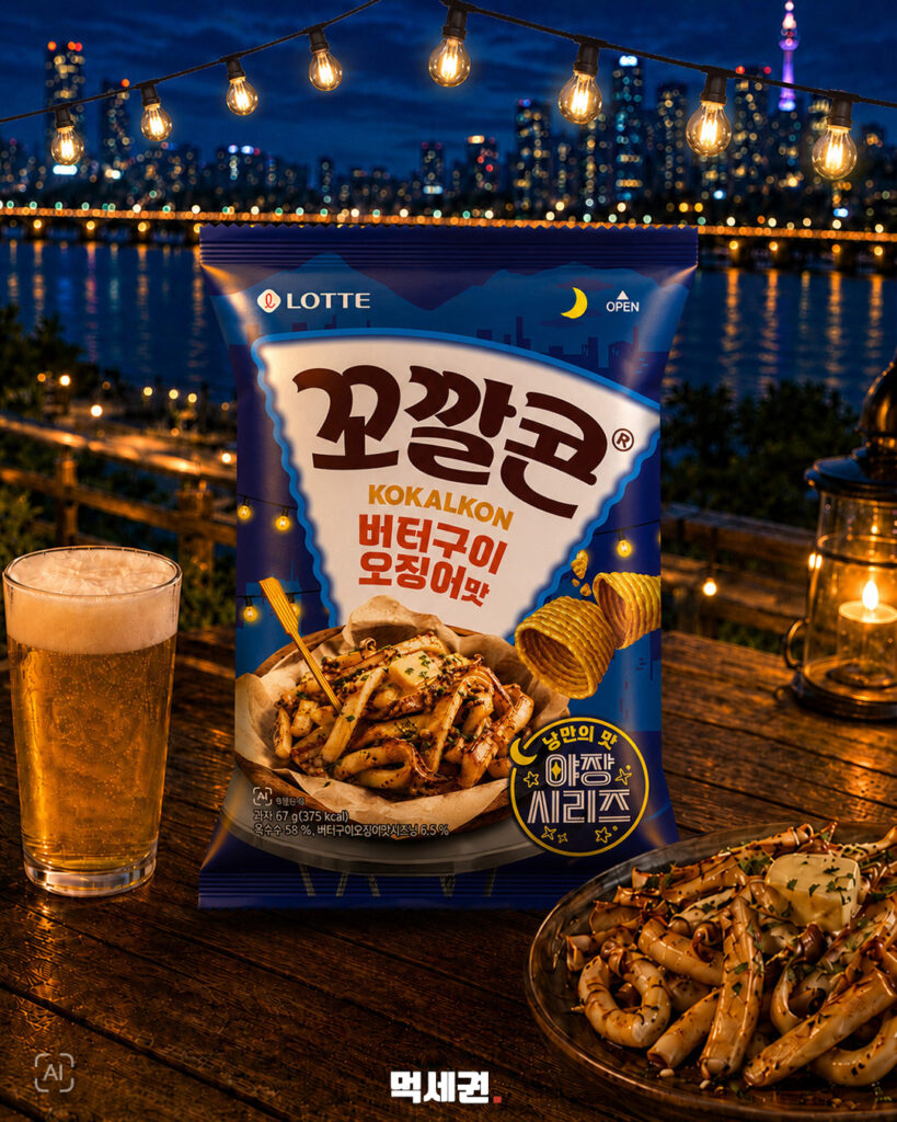 롯데웰푸드, 야장 안주 풍미 담은 '꼬깔콘 야장 시리즈' 3종 한정 출시, 가격 및 출시일, 구매하는 곳, 후기 6 581 꼬깔콘야장 5