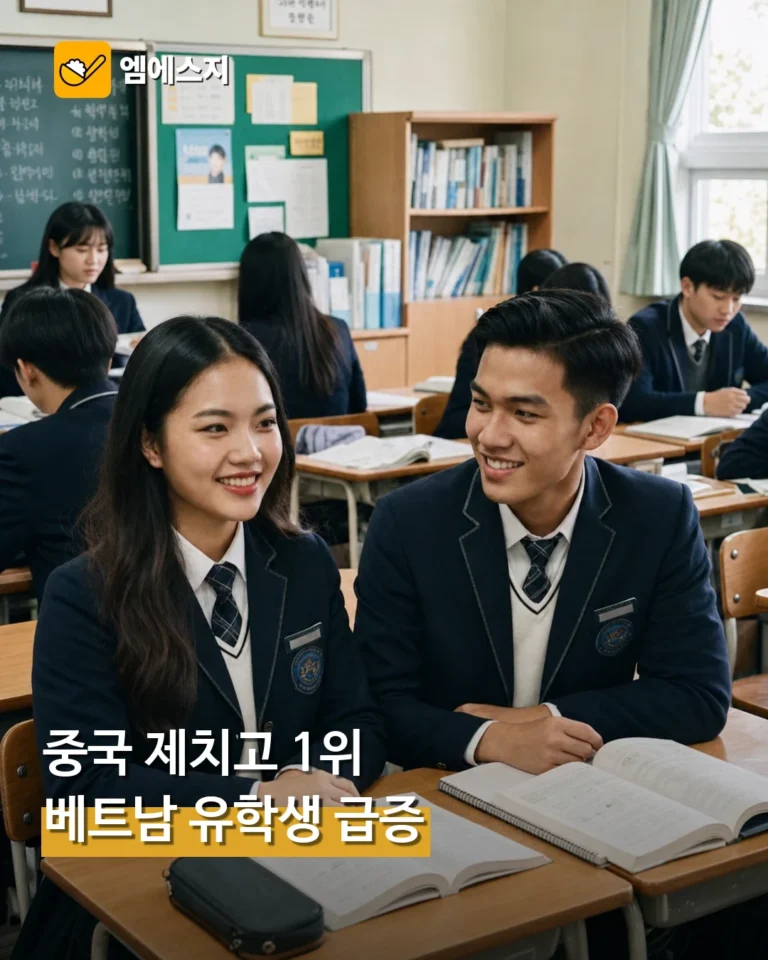 한국 대학가 베트남 유학생 급증…중국 제치고 비중 1위