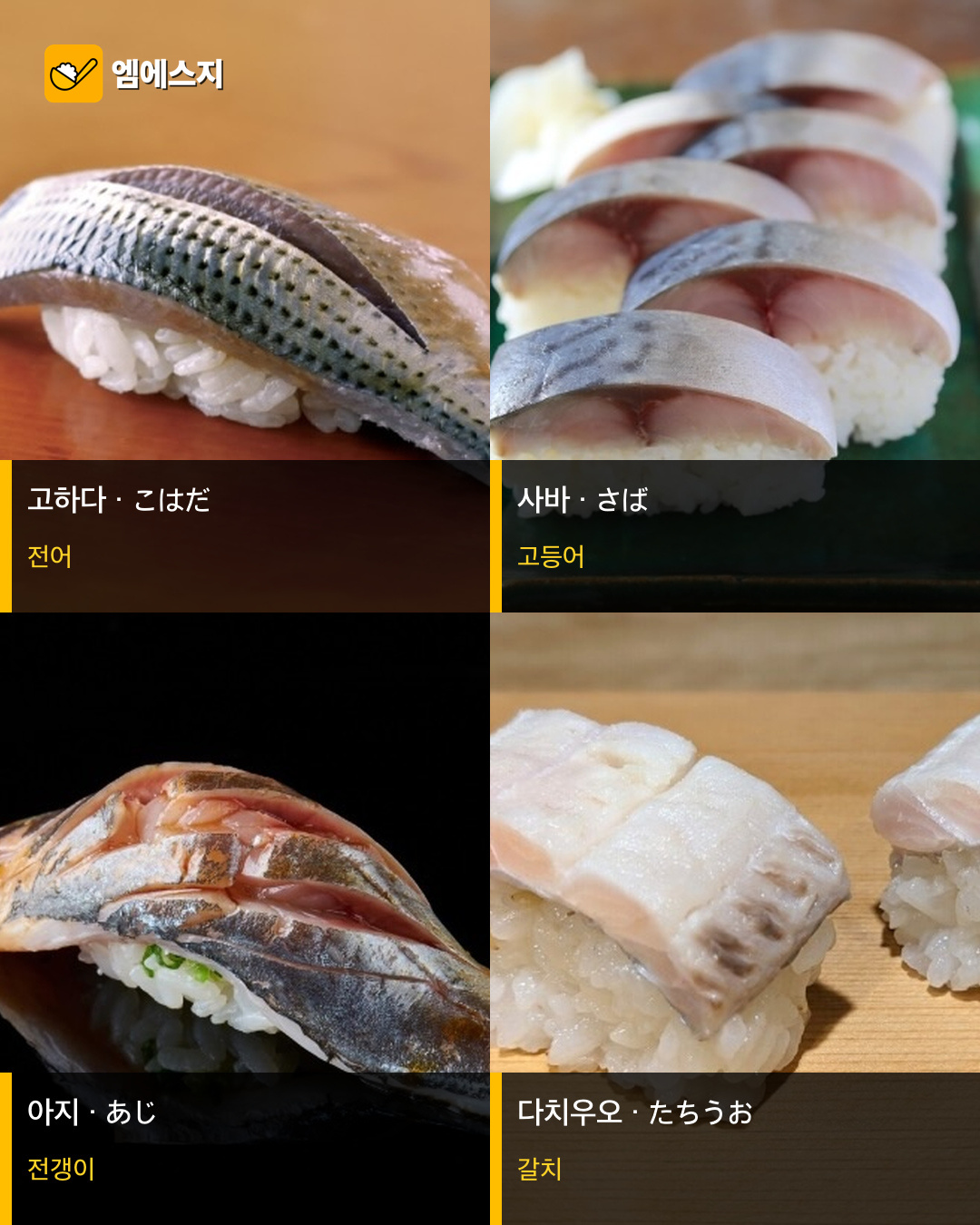 일본 여행 전 알아둘 스시 종류 총정리 관련 이미지 4