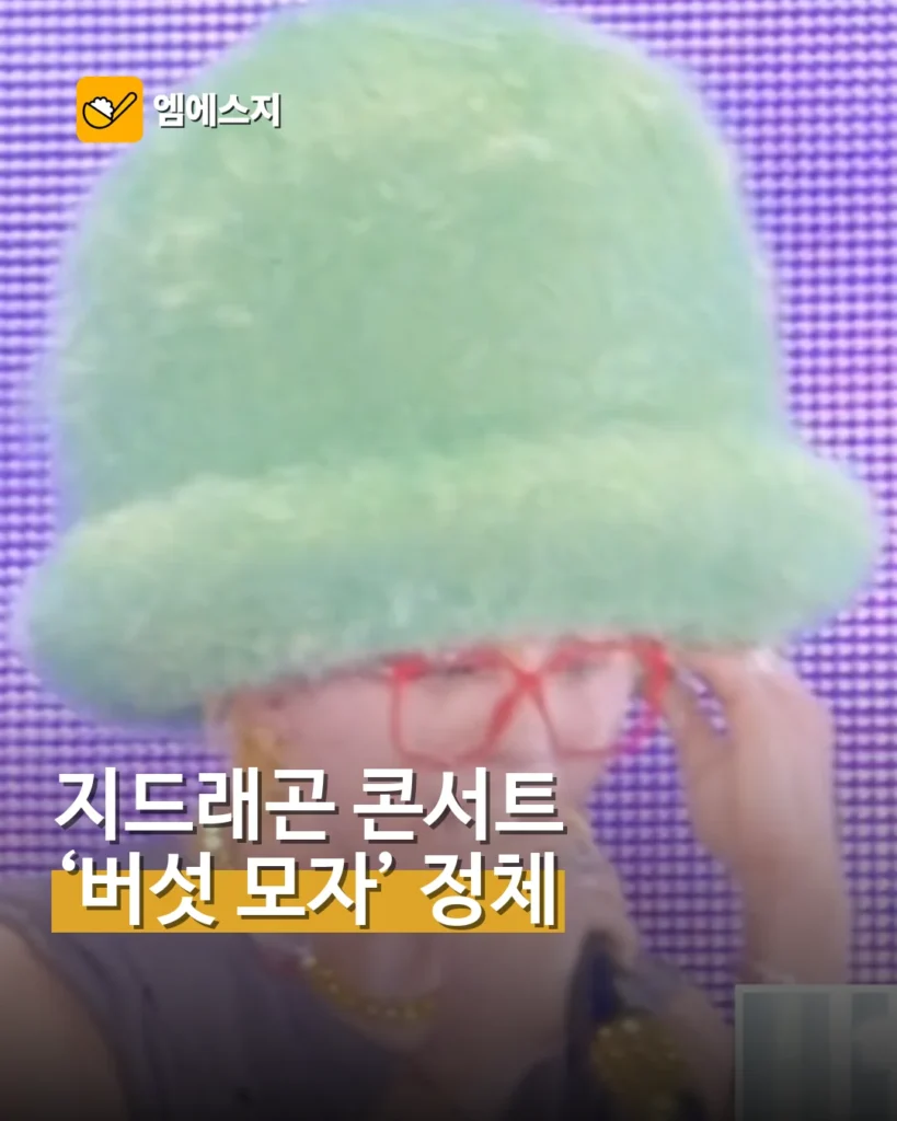 지드래곤 콘서트 ‘버섯 모자’ 정체…뉴욕 디자이너 작품