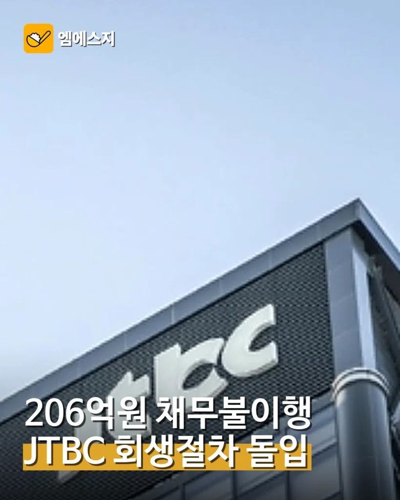 JTBC, 법원 관리 아래 회생절차 돌입