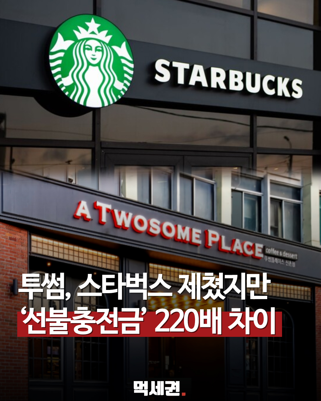 투썸플레이스, 최근 3개월 카드 결제액 집계서 스타벅스 제쳤다