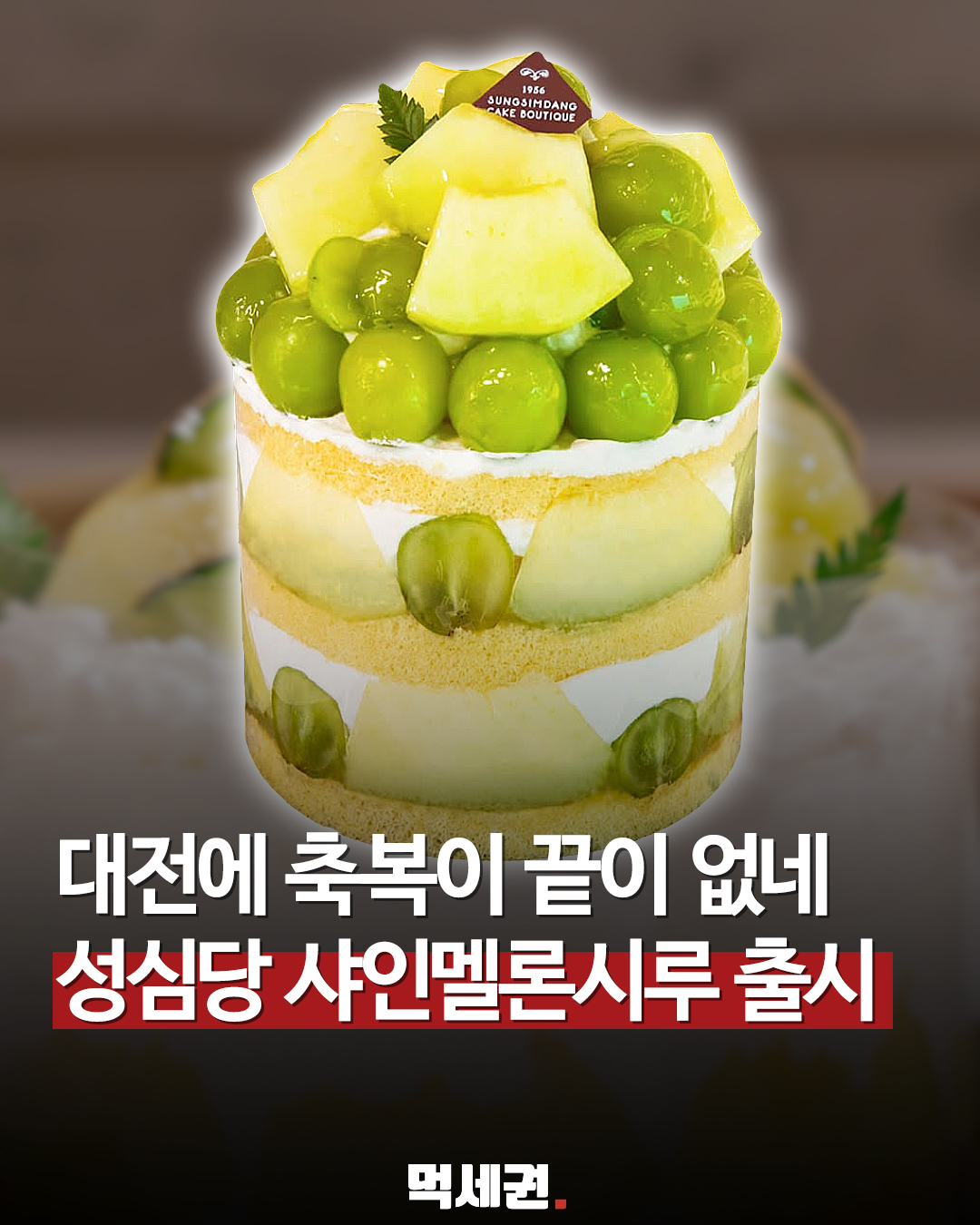 성심당, 샤인머스켓과 멜론 조합한 '샤인멜론시루' 8월 6일 공식 출시, 구매 방법, 웨이팅 후기 정보