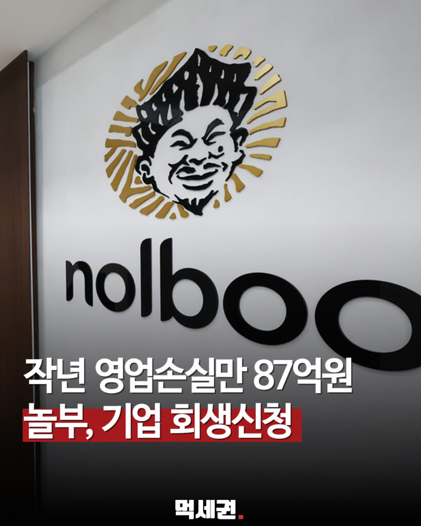 놀부, 영업손실 87억·자본잠식률 82% 지표 노출…법원 포괄적 금지명령 2 627 놀부부대찌개회생