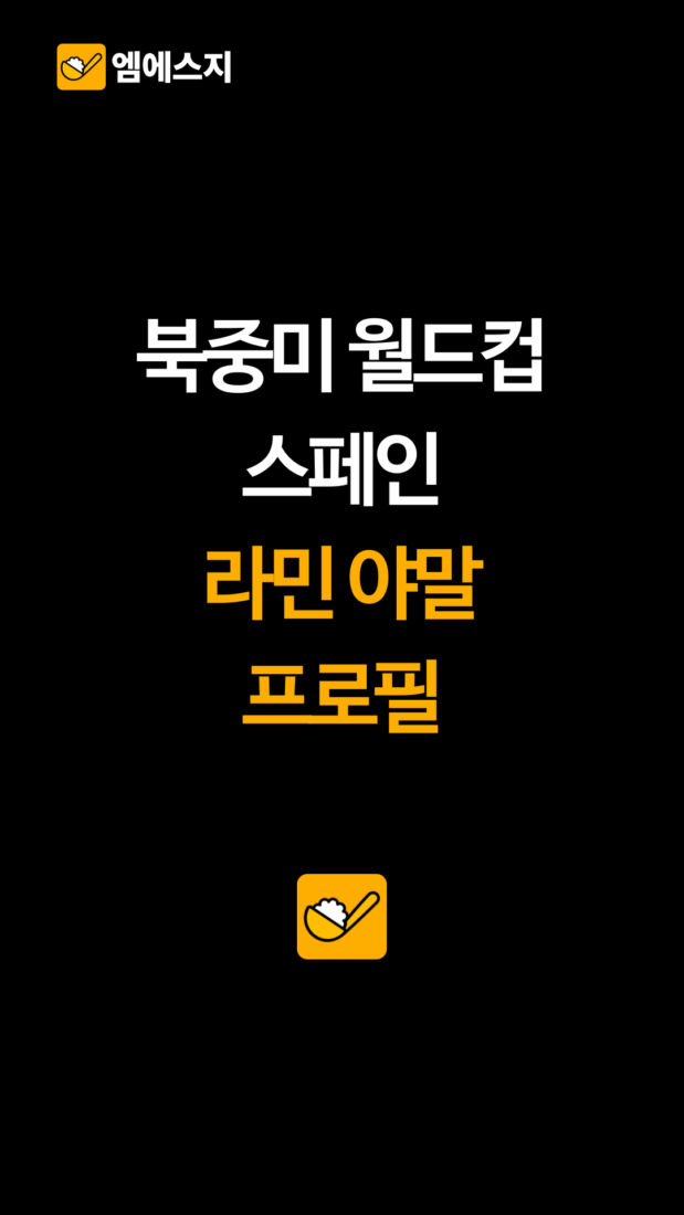 북중미 월드컵 스페인 라민 야말 프로필