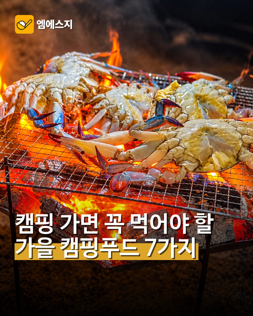 가을 캠핑푸드 추천 7가지