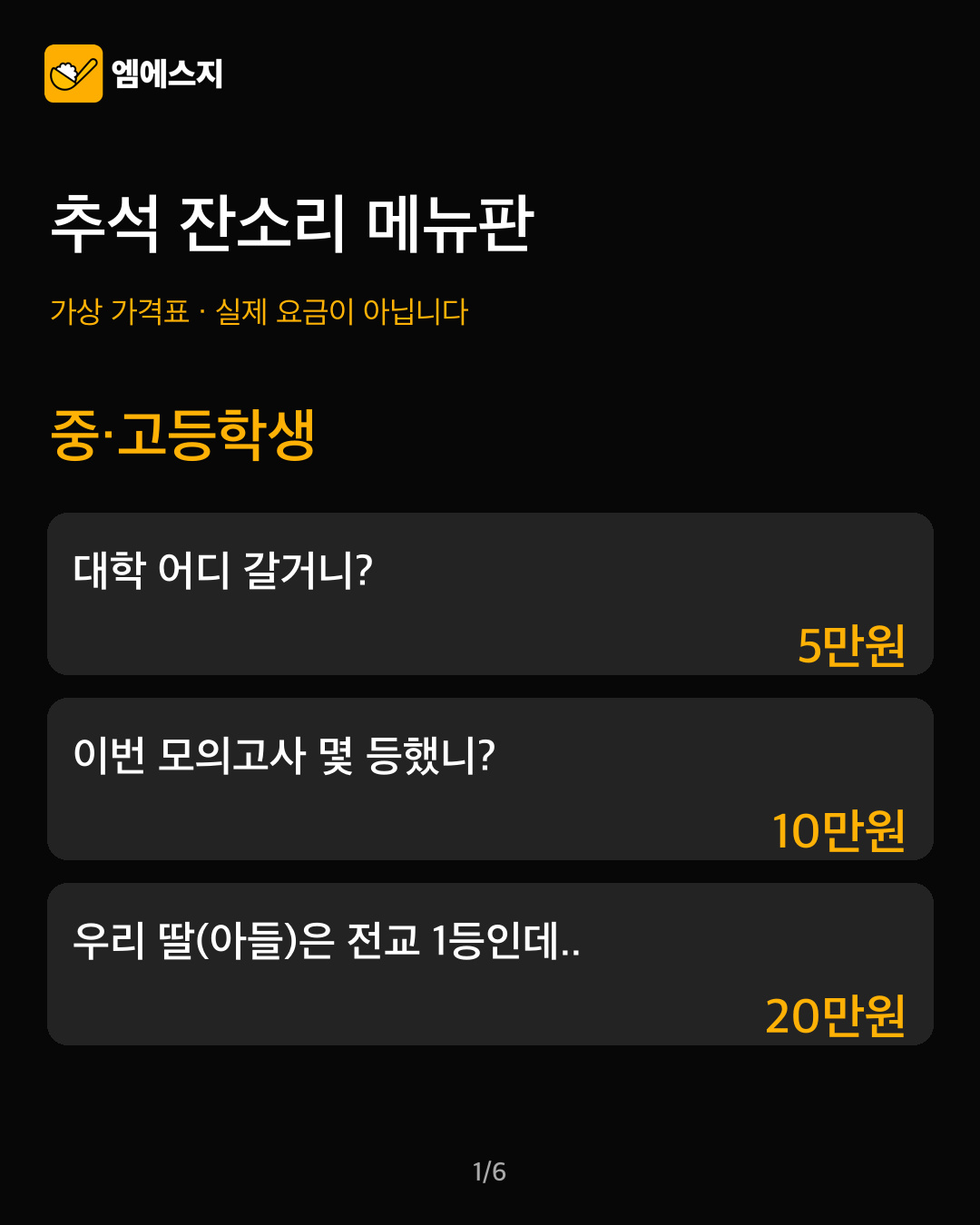 중·고등학생에게 묻는 진학·성적 질문