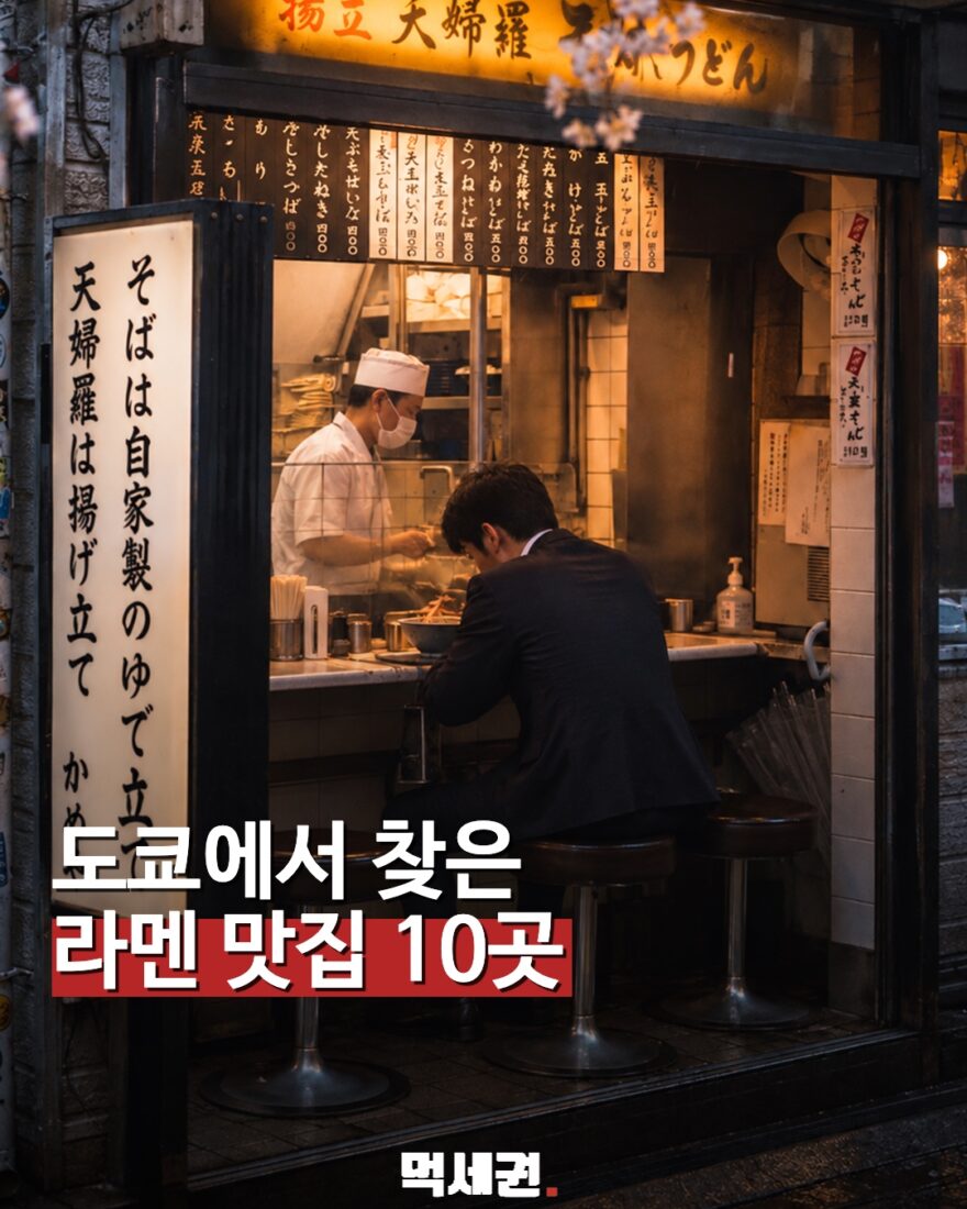 도쿄 라멘 맛집 10곳 먹세권 대표 이미지