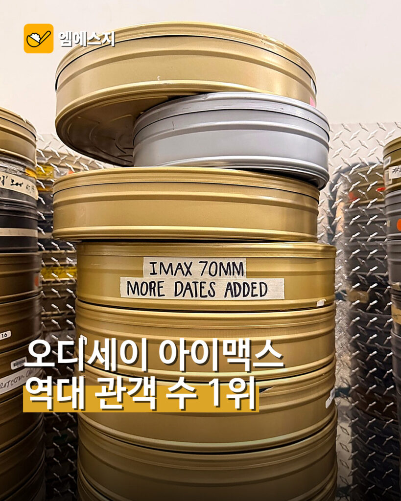 영화 ‘오디세이’ 아이맥스 관객 역대 1위