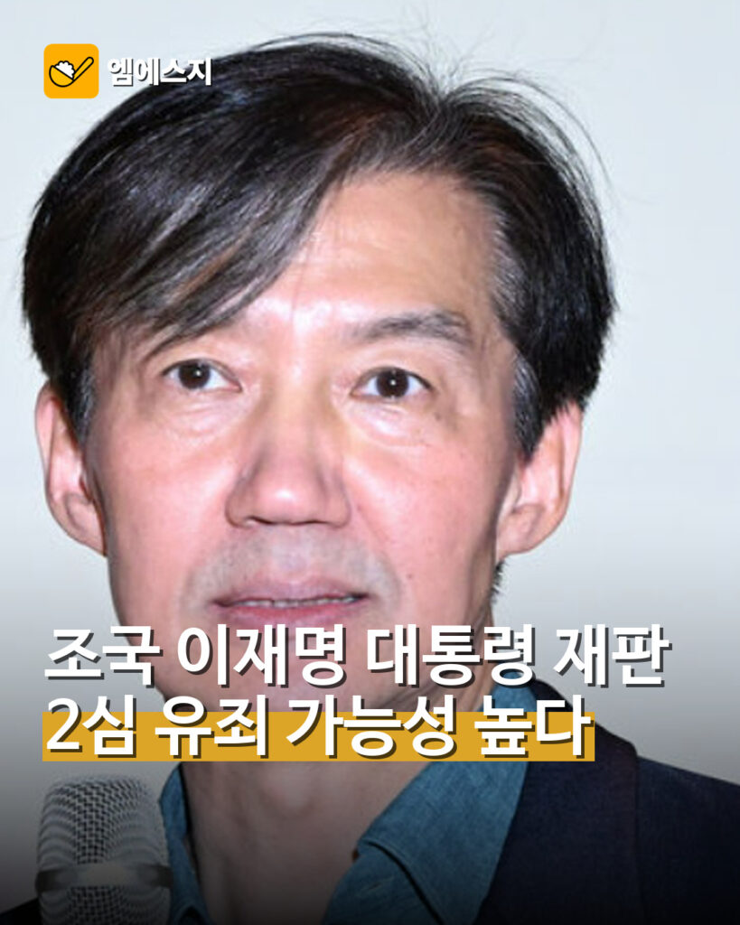 조국 이재명 대통령 재판 2심 유죄 가능성 높다
