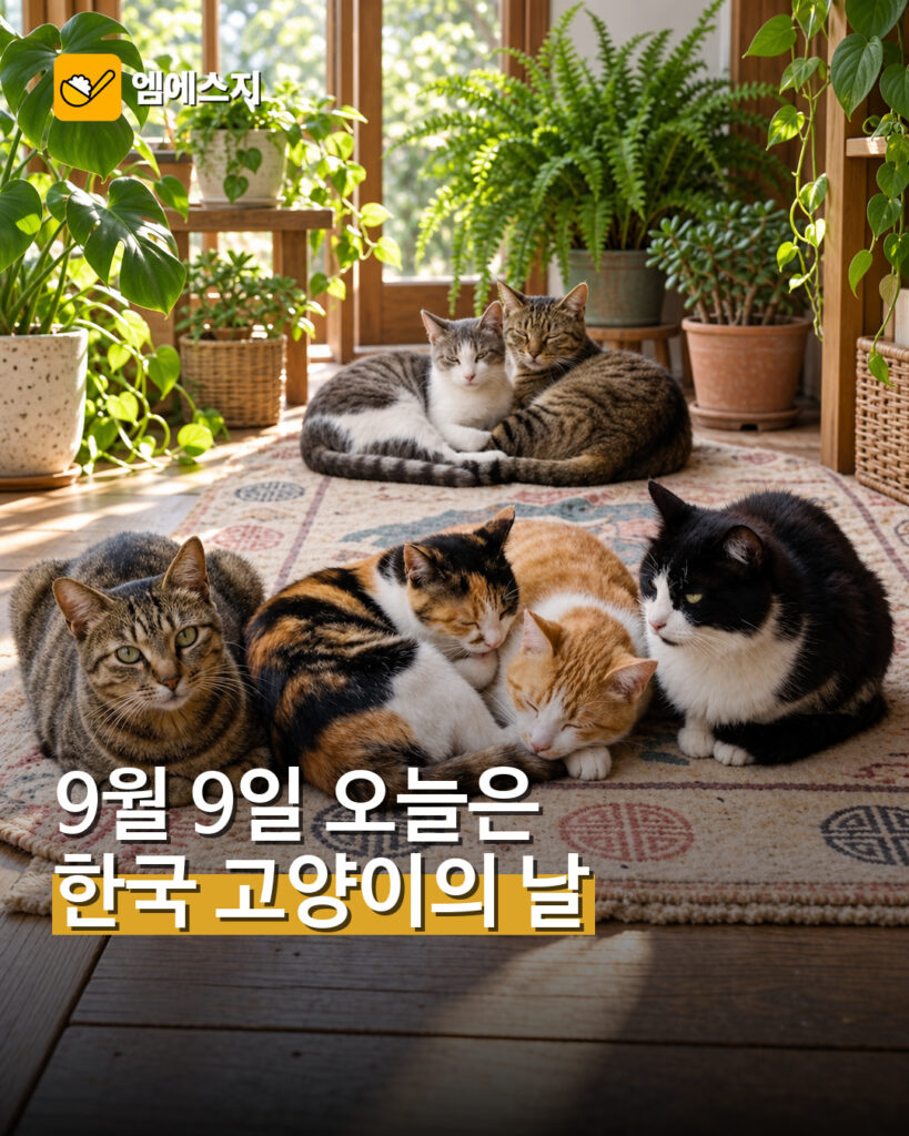 한국 고양이의 날 코리안숏헤어