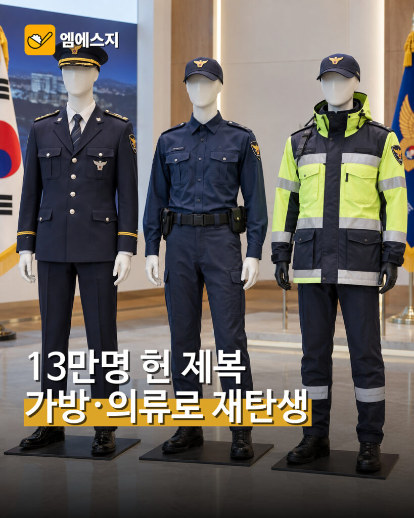 10년 만에 경찰 제복 개편