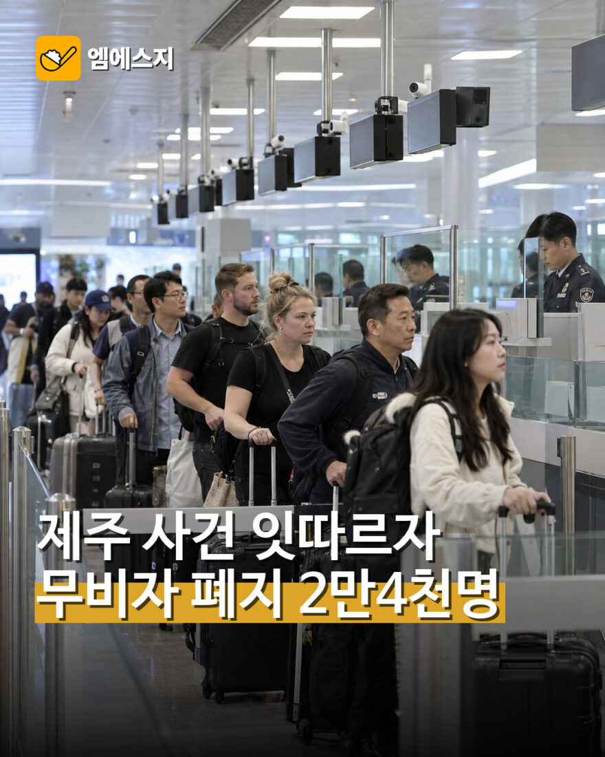 중국인 무비자 폐지 청원 2만4천명