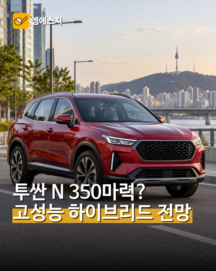 350마력 투싼 N 출시 가능성