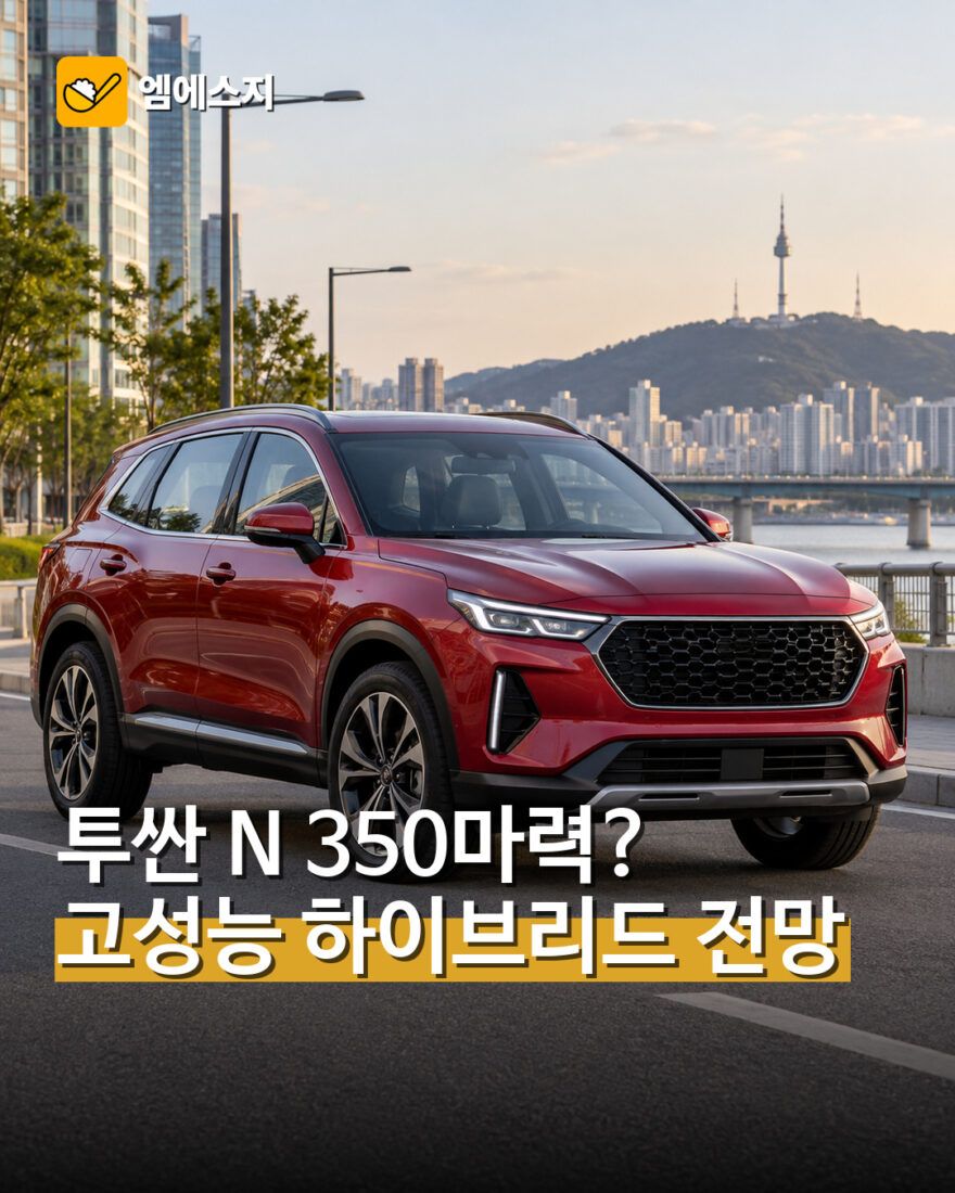 350마력 투싼 N 출시 가능성