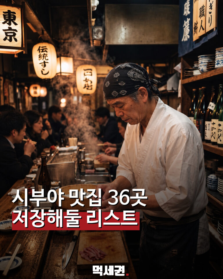 시부야 맛집 36곳 정리 이미지