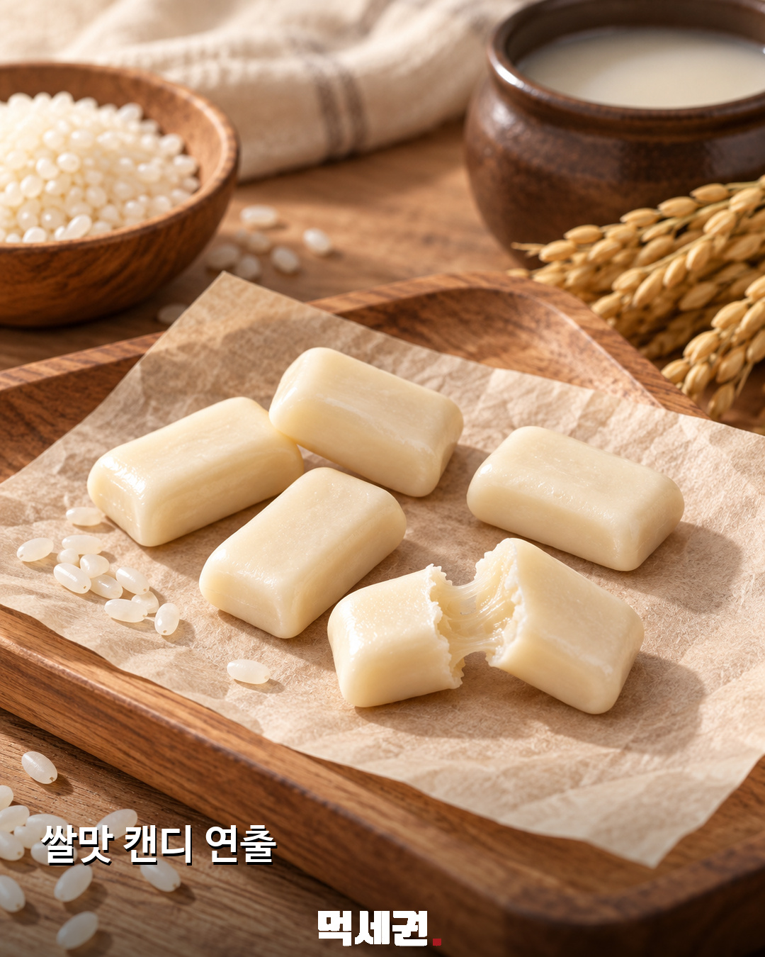 크라운×국순당 ‘막쮸’ 과자 이미지 소개…판매 정보는? 2 크라운·국순당 막쮸 과자 콘셉트의 먹세권 연출 이미지 상세 1