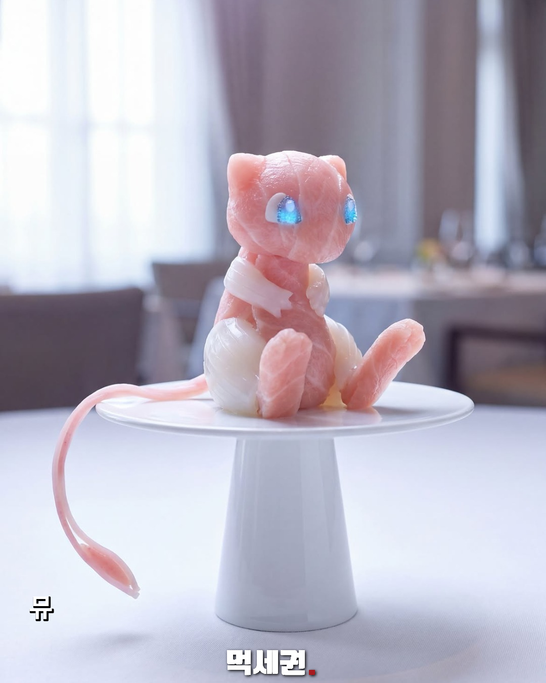 뮤을 음식 형태로 표현한 에토스 포켓몬 초밥 창작 콘셉트