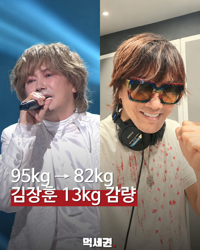 김장훈, 95kg에서 82kg으로…금주·식습관 변화 소개