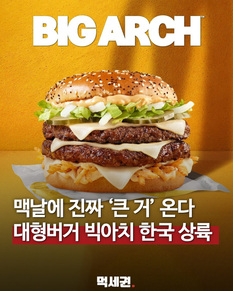 맥날빅아치 대표 사진