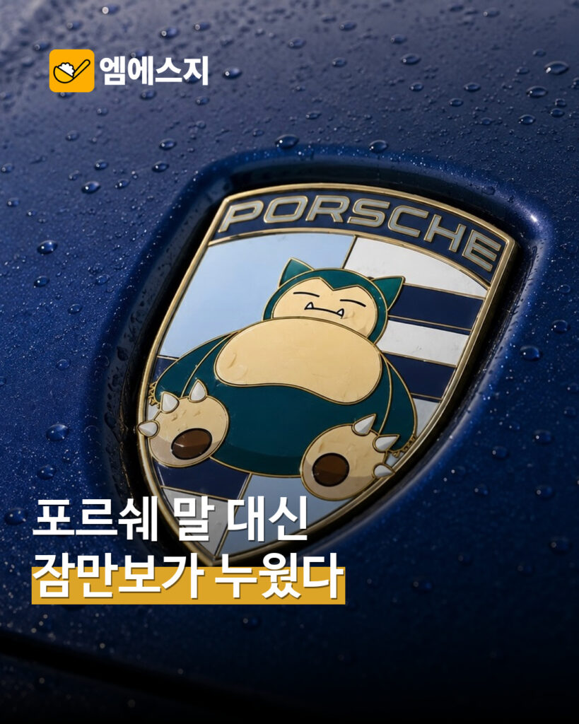 “포르쉐 말 대신 잠만보?” 피카츄·루카리오까지, 수제 자동차 엠블럼 화제 MSG뉴스 표지