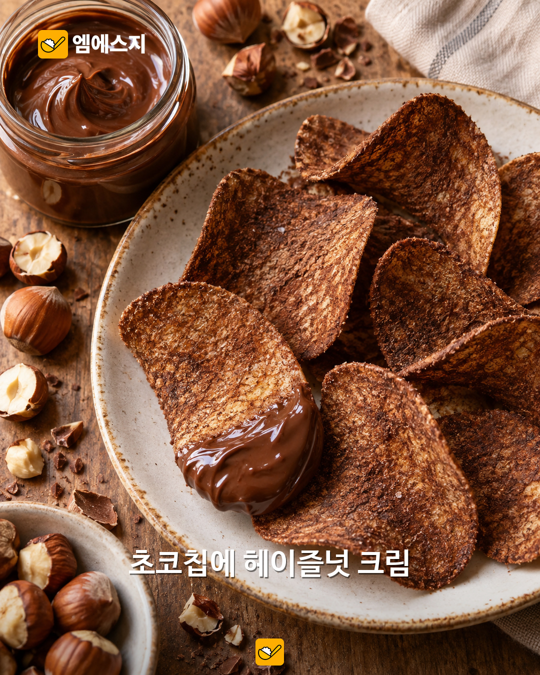 “프링글스에 누텔라?” 초코칩·헤이즐넛 크림 조합, 실제 출시 아닌 가상 콘셉트 2 프링글스·누텔라 조합을 상상한 가상 콘셉트 이미지이며 실제 제품 사진이 아니다
