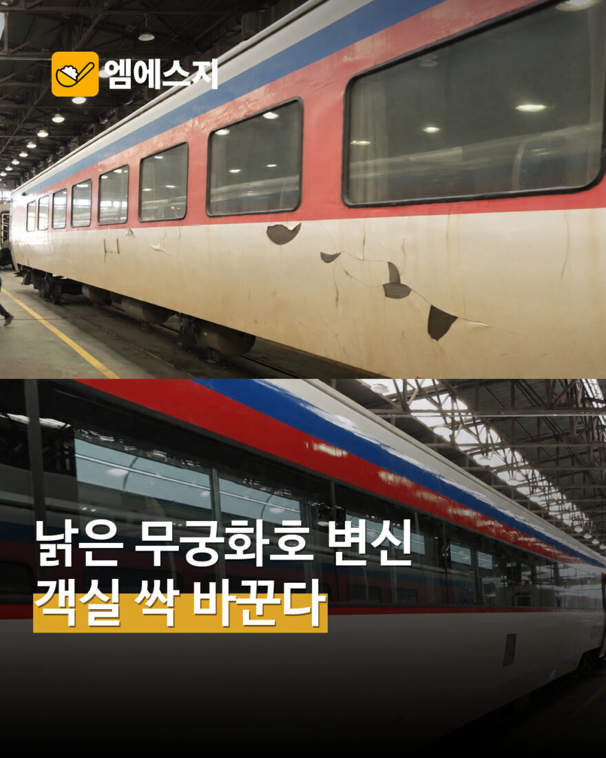 무궁화호 280칸 개량 추진…좌석·화장실부터 주행·제동 설비까지 새단장 표지