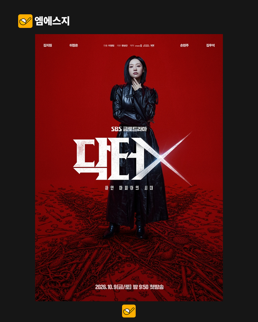 김지원 ‘닥터X’ 줄거리·방송 정보…SBS 금토 메디컬 느와르의 관전 포인트 2 닥터X 방송과 OTT 정보 본문 1