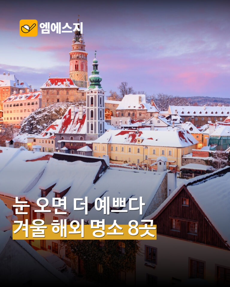 겨울 해외 여행지 8곳 표지