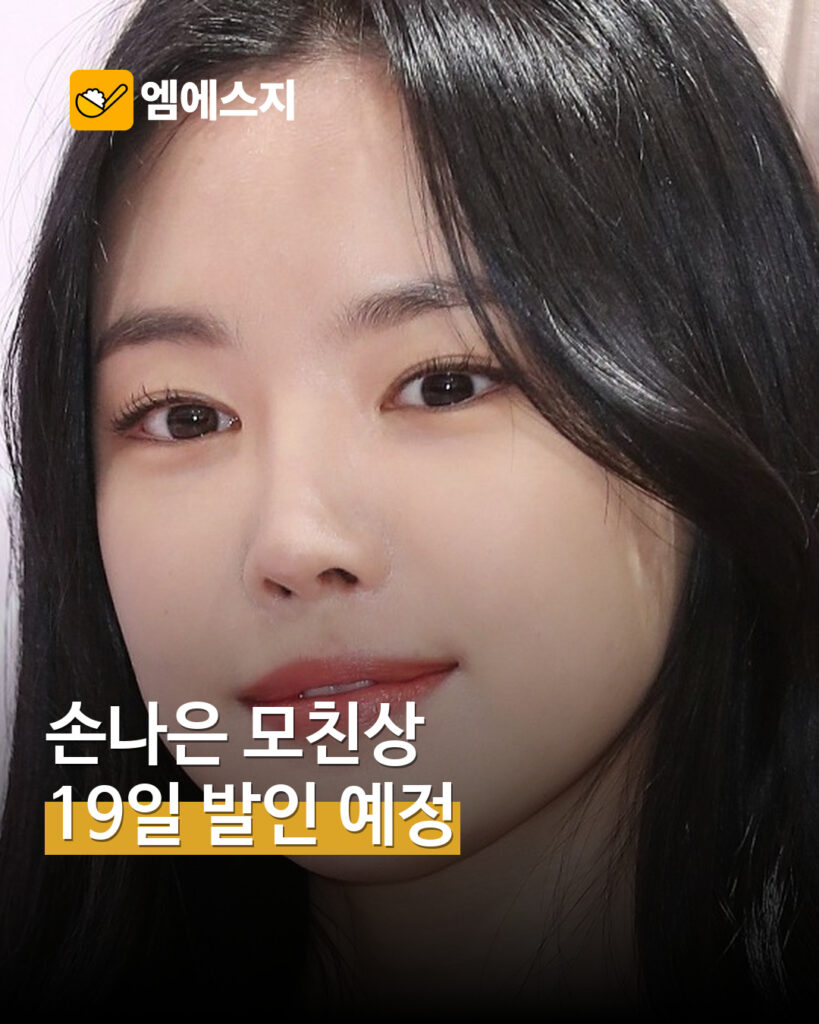 손나은 모친상 보도 표지