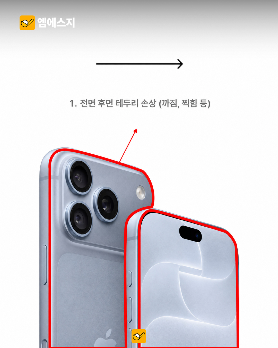 아이폰 초기 외관 불량 체크리스트 관련 사진 1