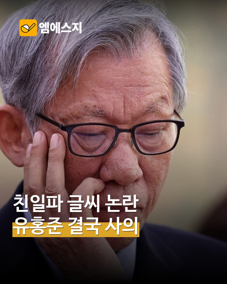 유홍준 국립중앙박물관장 사의 MSG뉴스 표지