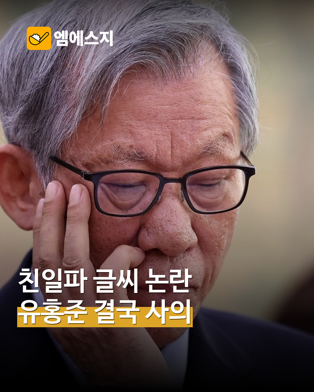 유홍준 국립중앙박물관장 사의 MSG뉴스 표지