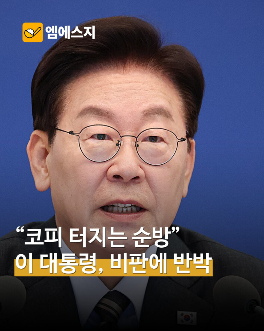 이재명 해외 순방 비판에 SNS 반박…업무 강도·외교 일정 강조 MSG 표지